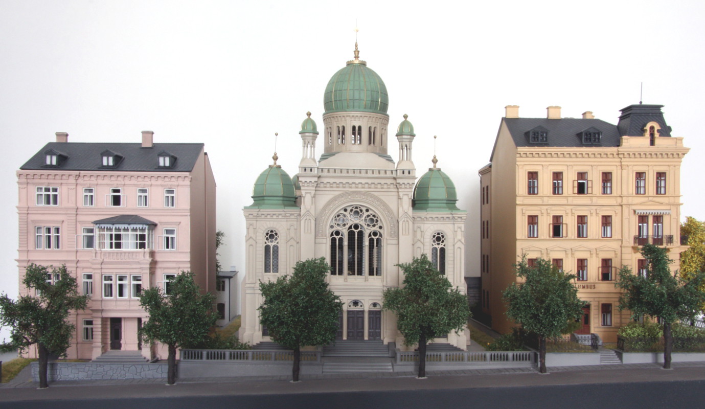 Synagoge Karlsbad / Modell